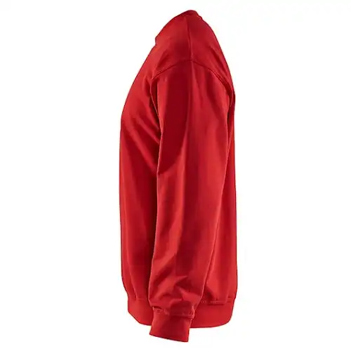 Pullover "3340" Rundhals in 3XL, Rot - Thumbnail 3