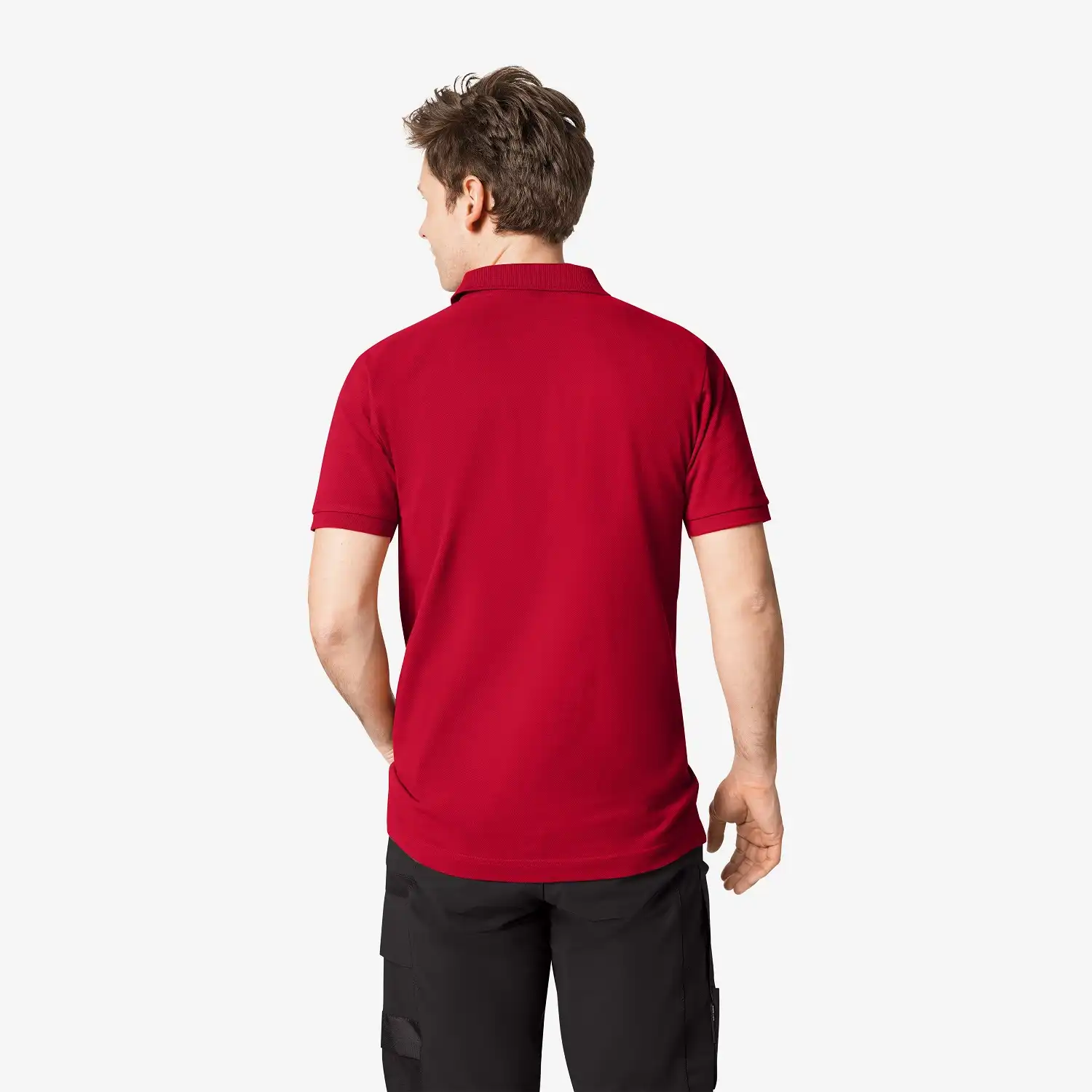 Polo-Shirt "DANIEL" in Rot, XL - Thumbnail 2