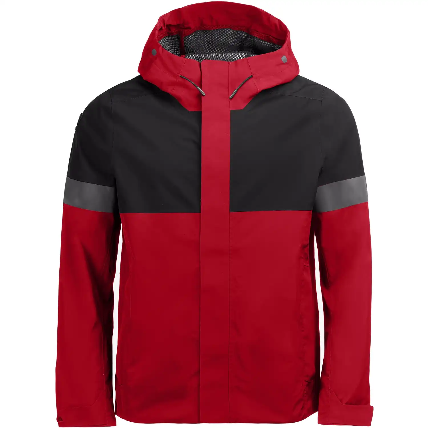 Regenjacke "LUCA" in rot/schwarz, XXL - Thumbnail 1