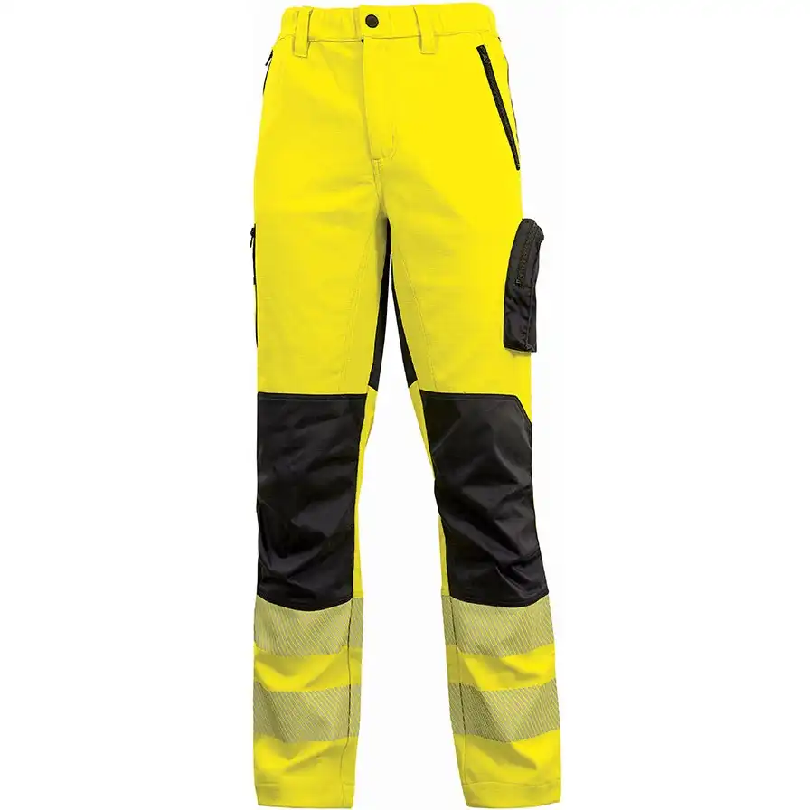 Warnschutz Stretch Bundhose "ROY" Hi-Light in yellow, XS (DE size: XXS) - Thumbnail 1