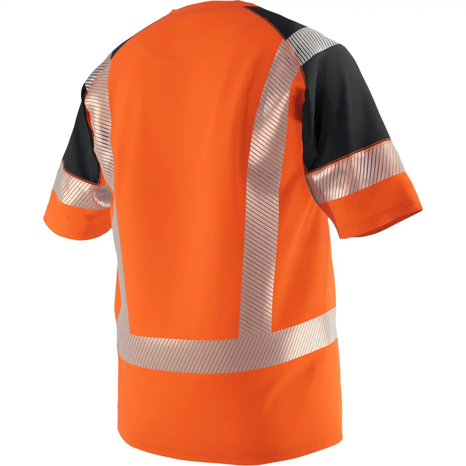 Warnschutz Funktionsshirt "2139-861" in warnorange/anthrazit, XS - Thumbnail 2