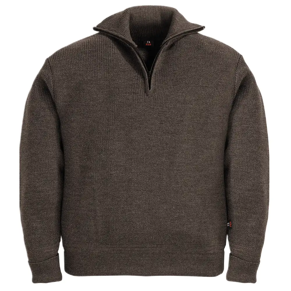 Seemanns Woll-Troyer "HINNERK" in dunkelbraun, XL - Bild 1