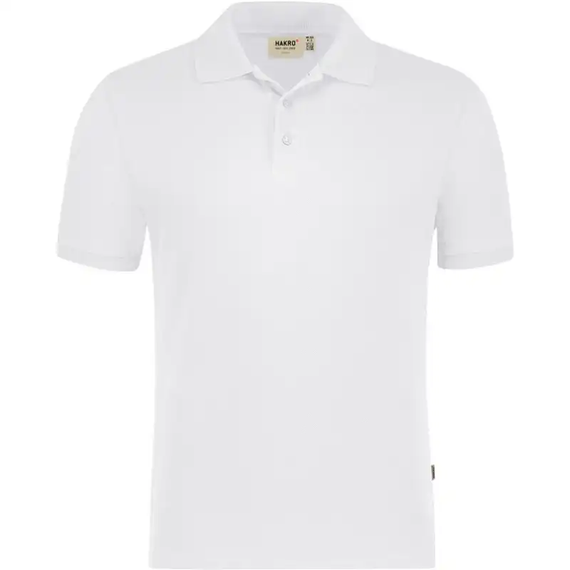 Polo-Shirt "GOTS" Bio-Baumwolle 501 in L, Weiß - Thumbnail 1