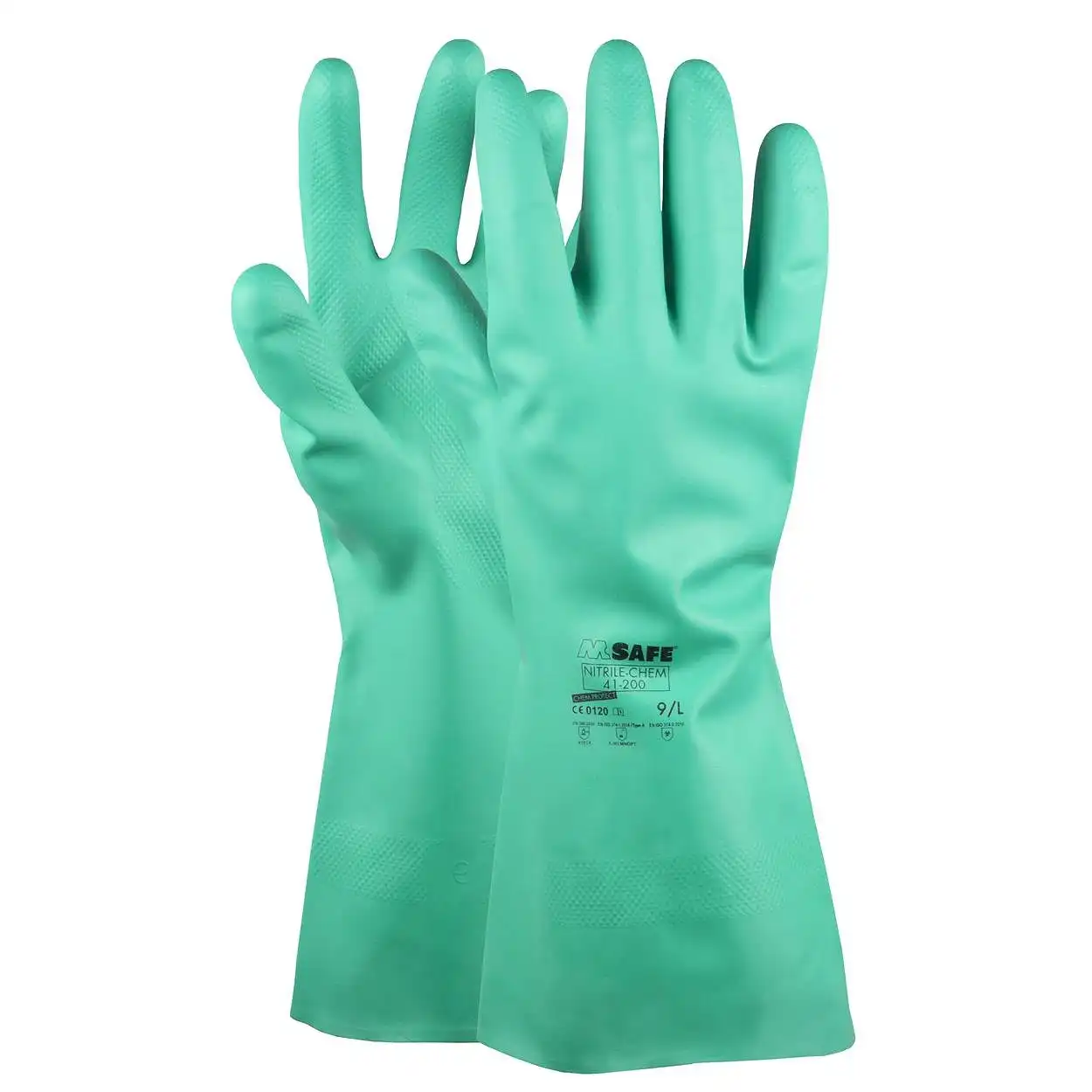 Nitril Chemie Handschuhe Nitrile-Chem 41-200 in 8 (M) - Thumbnail 1