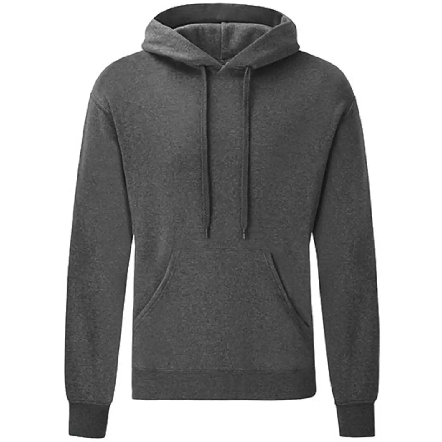 Kapuzen-Sweatshirt "F421" Classic in dark heather grey, M - Bild 1