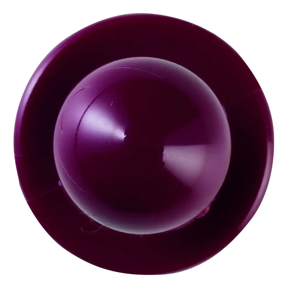 Kugelknöpfe "02/417" Unifarben | 5 x 12 Stk. in bordeaux - Bild 1