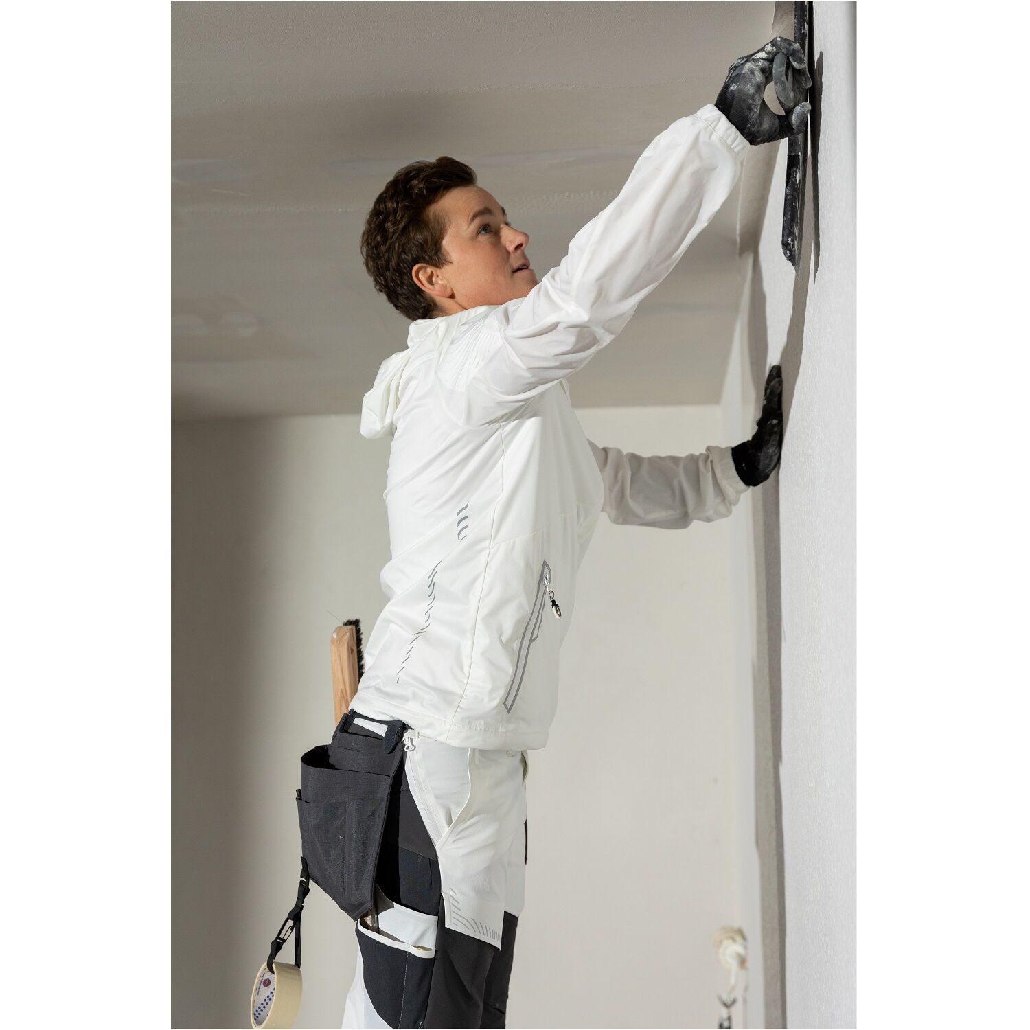 Arbeitsjacke "22201-615" Customized in steinblau, XXL - Thumbnail 2