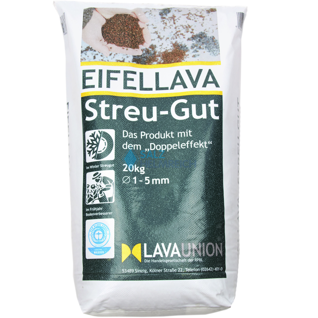 Lavagranulat Streugut 20kg Sack 1-5mm - Bild 1