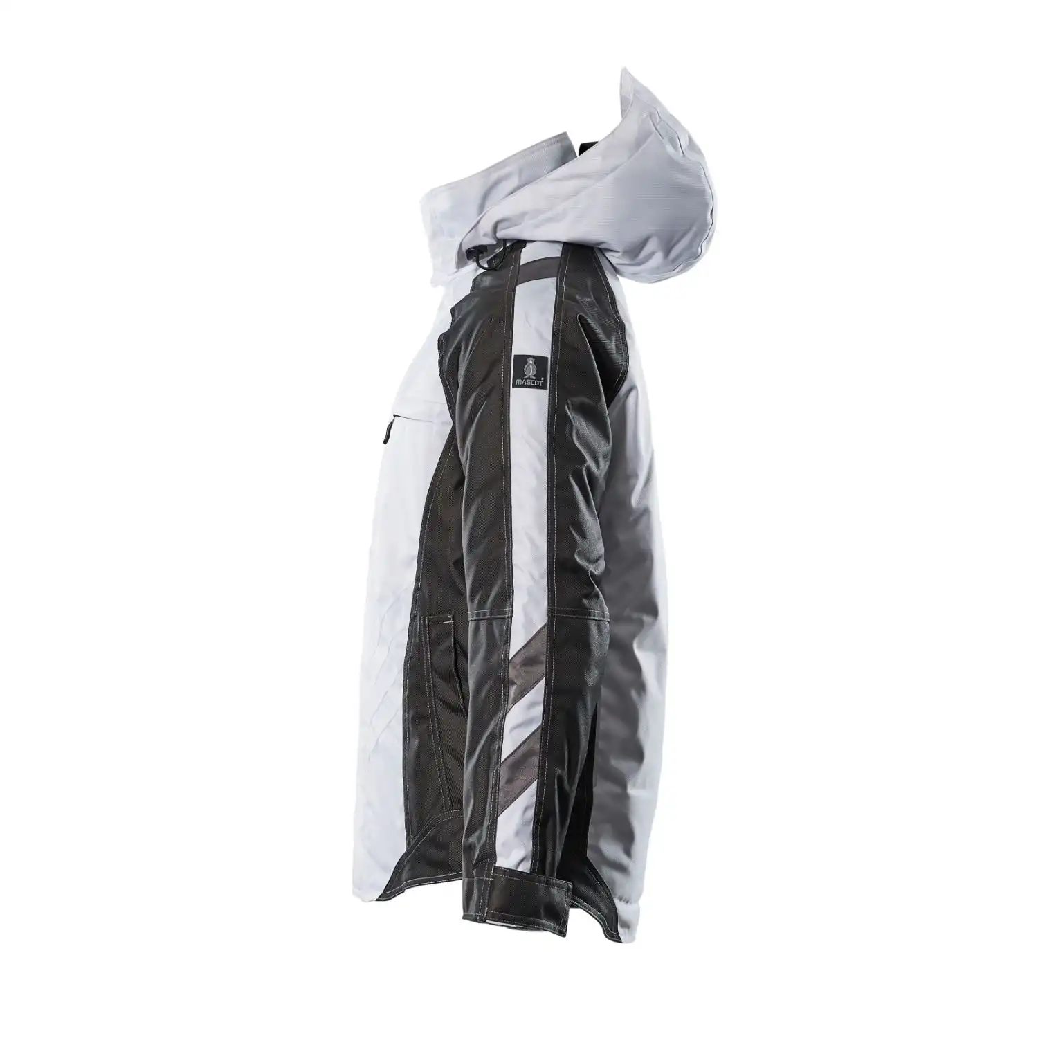 Pilotjacke "FRANKFURT" Unique mehrfarbig in weiß/anthrazit, XXL - Thumbnail 3