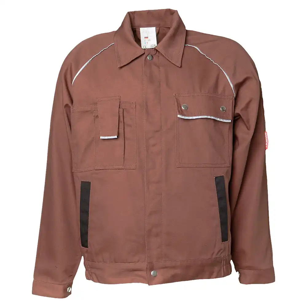 Bundjacke "CANVAS 320" in braun/schwarz, 42 - Bild 1