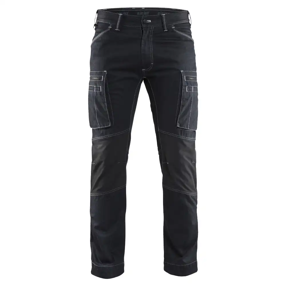 Service Bundhose "1459-1142" 340 g/m² in marine/schwarz, 44 - Thumbnail 1