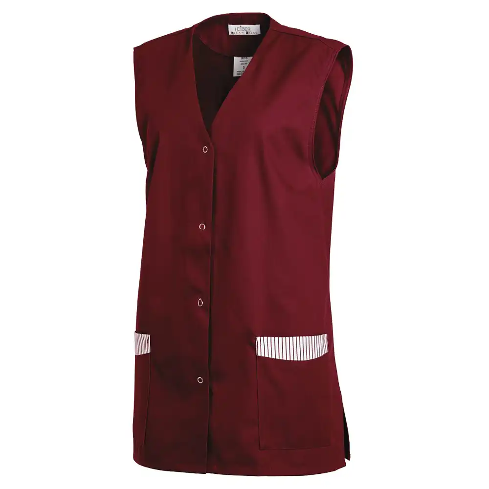 Westenkasack Ärmellos "09/515" in bordeaux, S - Bild 1