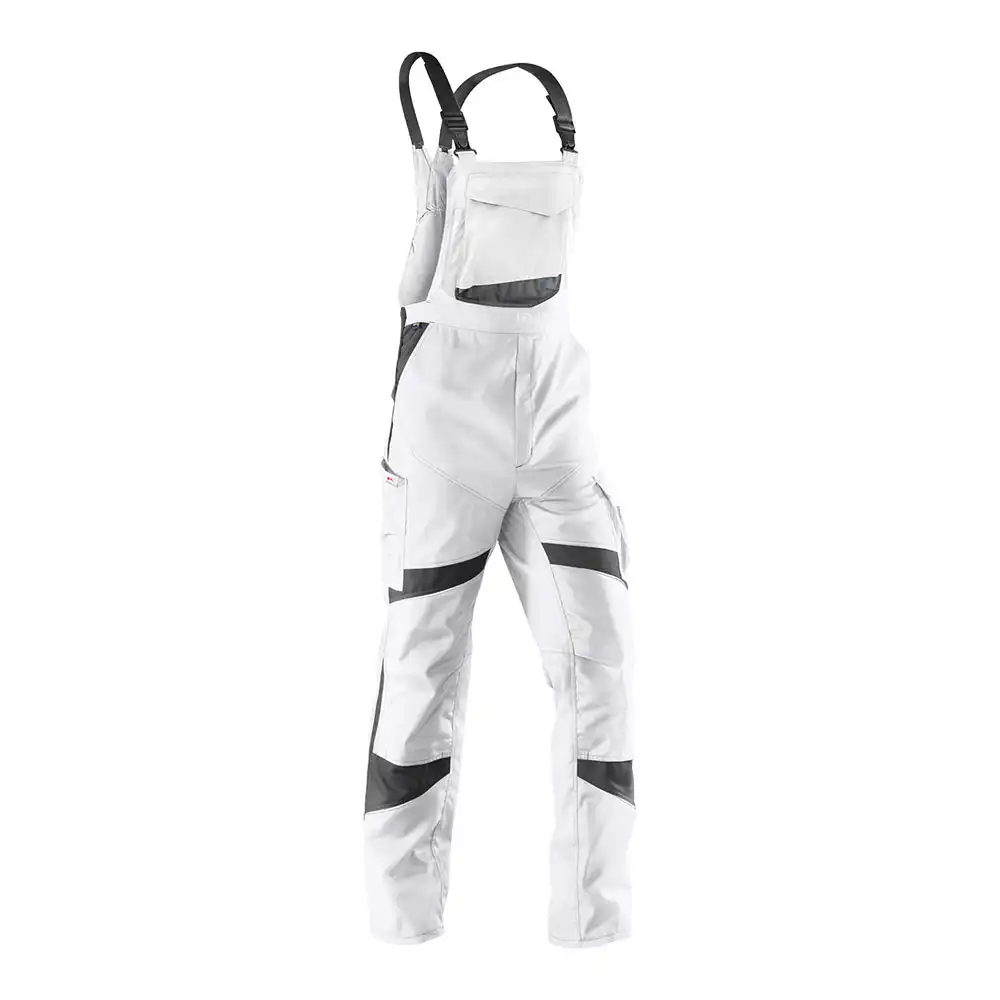 Latzhose "ACTIVIQ" in weiß/anthrazit, 56 - Thumbnail 1