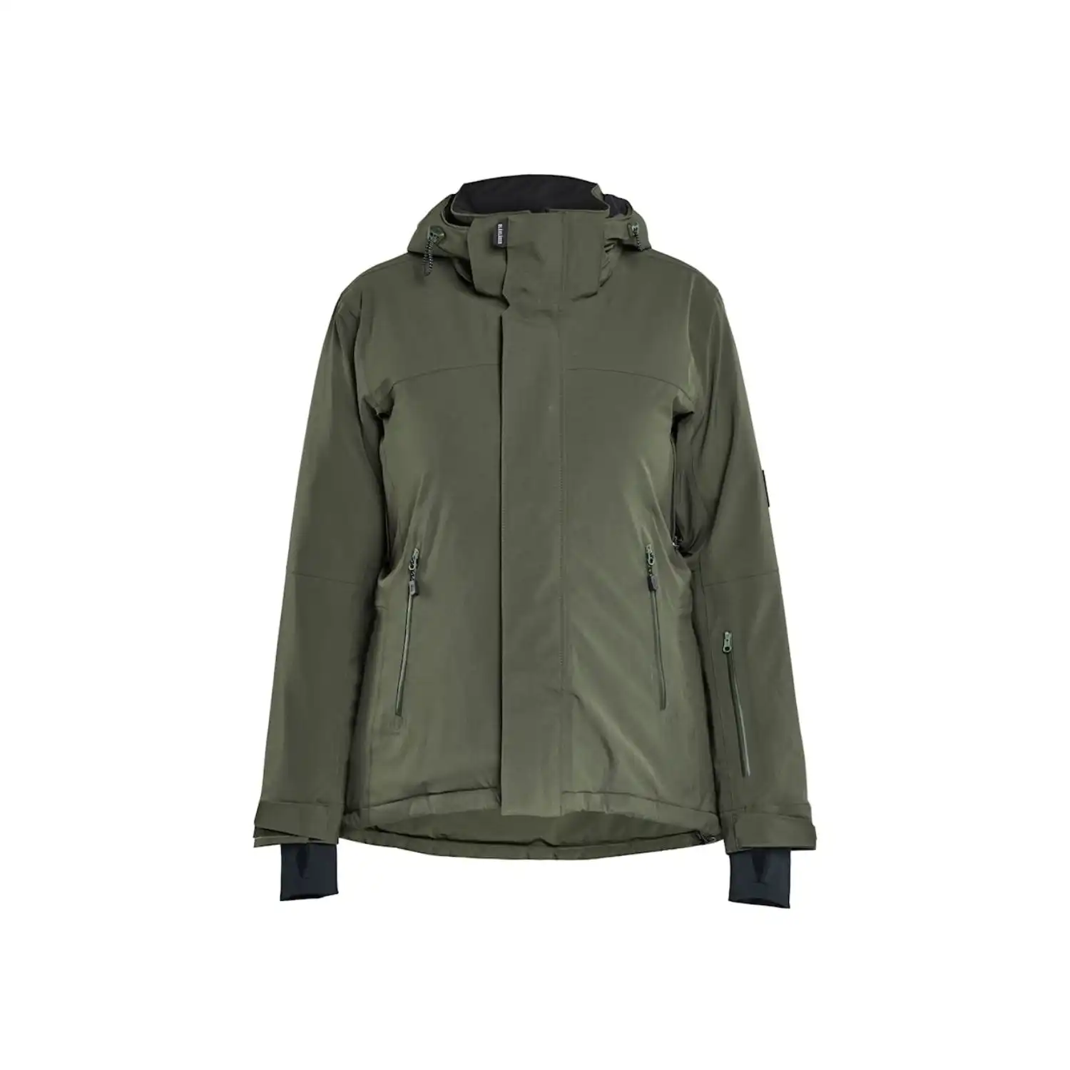 Damen Stretch Winterjacke "STRIKER" in waldgrün, XS - Thumbnail 1