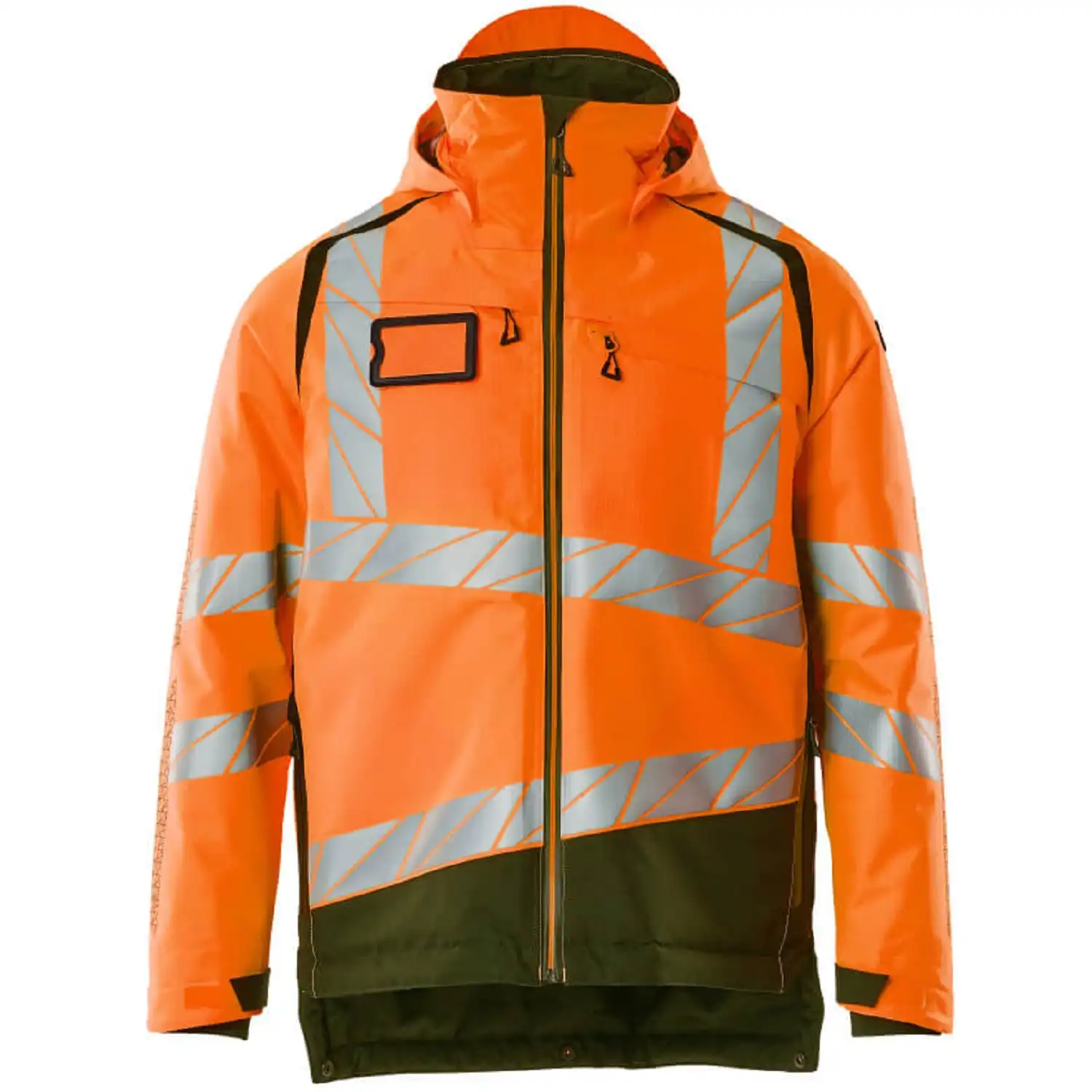 Warnschutz Winterjacke zweifarbig "ACCELERATE SAFE" in orange/moosgrün, XXL - Thumbnail 1