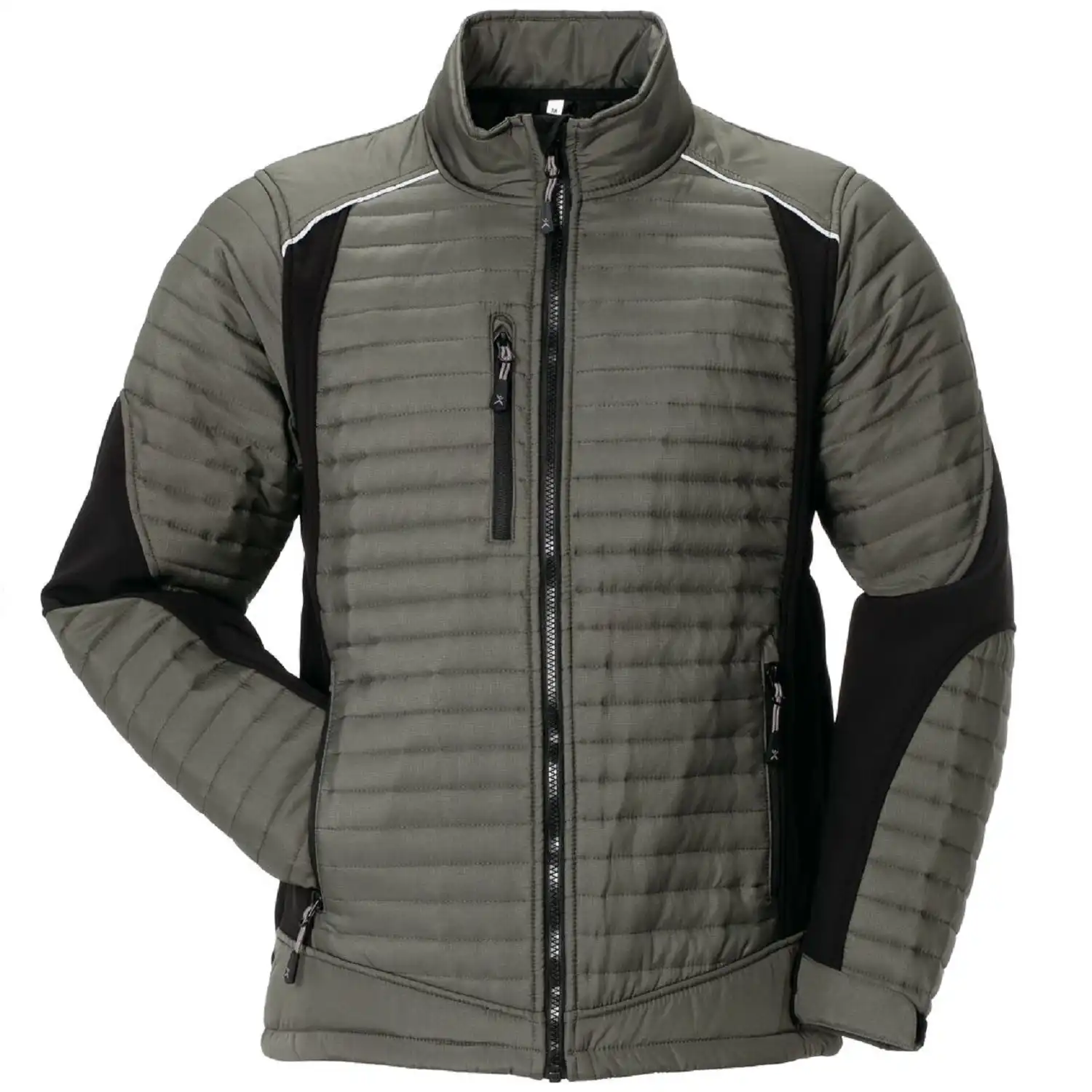 Steppjacke "AIR" Outdoor in grün/schwarz, 4XL - Thumbnail 1