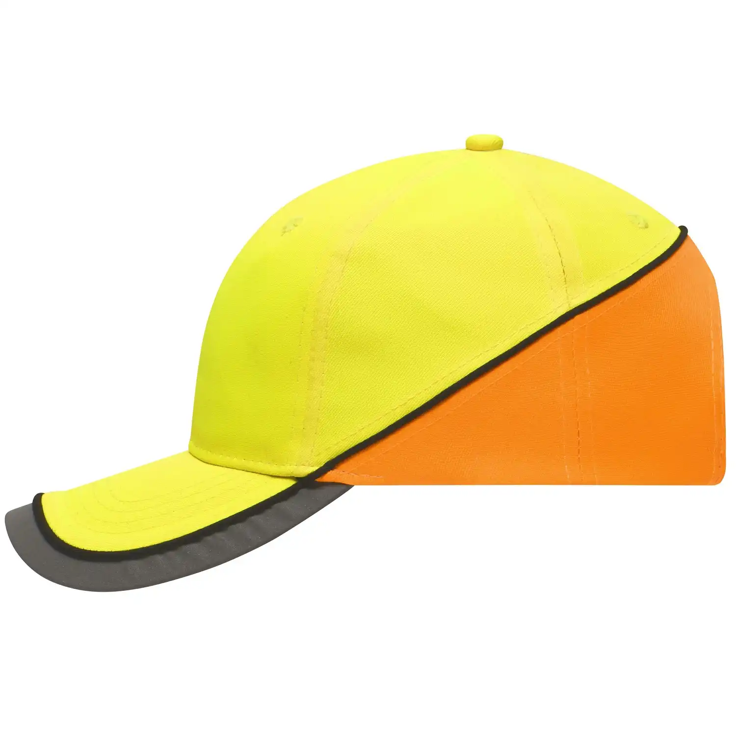 Basecap "MB0306" Neon-Reflex in flourgelb - Thumbnail 1