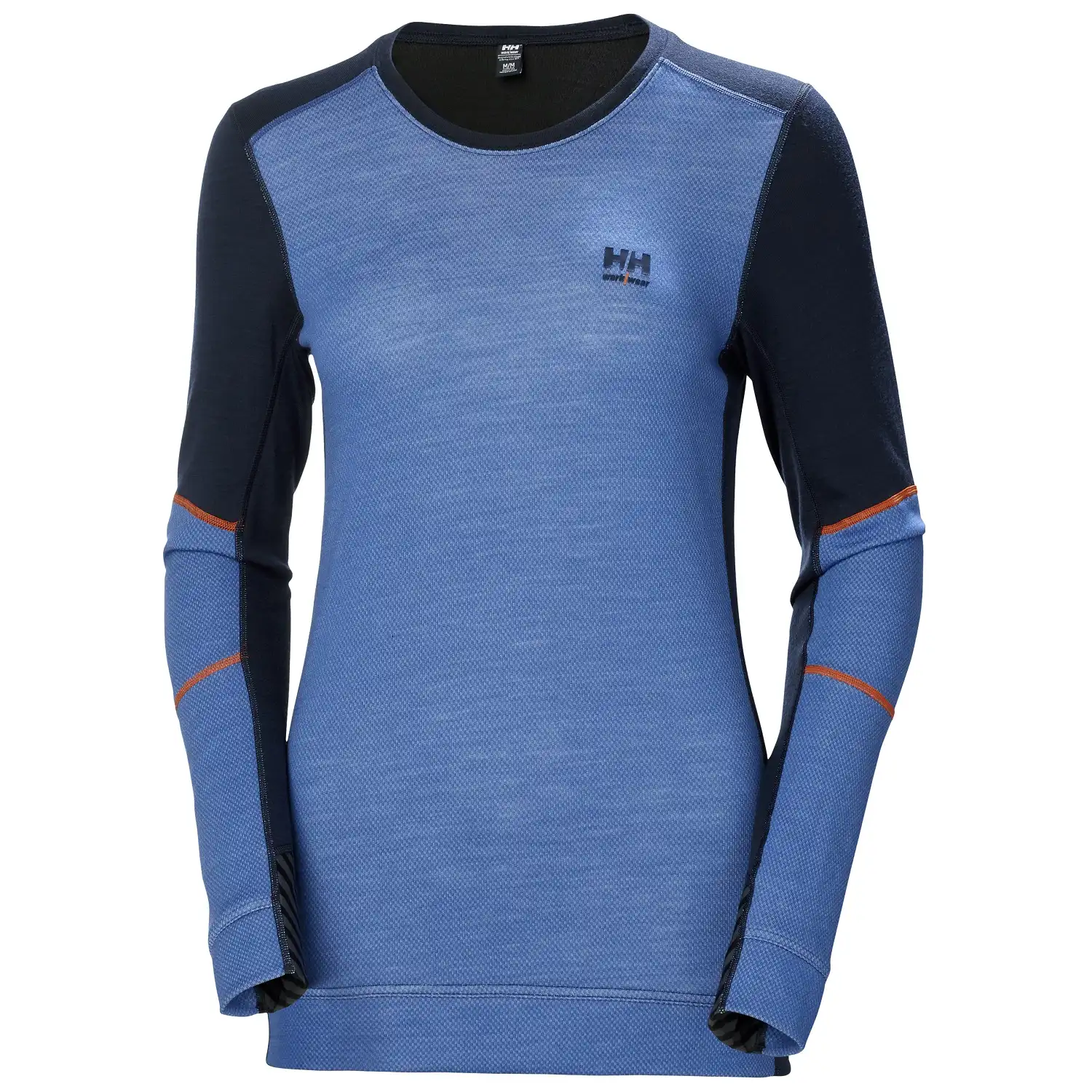 Damen Langarmshirt "LIFA MERINO" in marine/steinblau, XS - Thumbnail 1