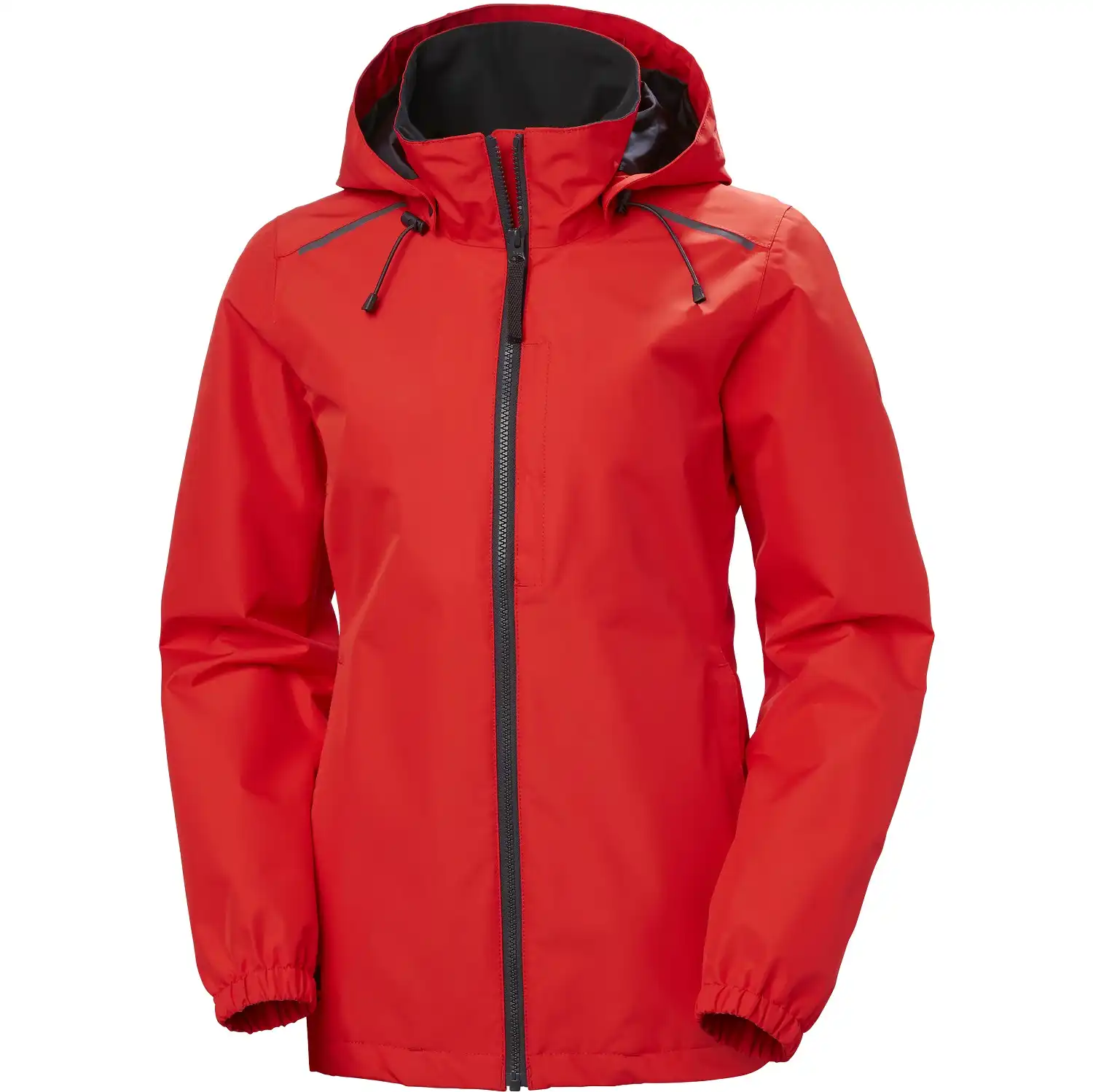Damen Regenjacke "MANCHESTER 2.0" in alarmrot, XS - Thumbnail 1
