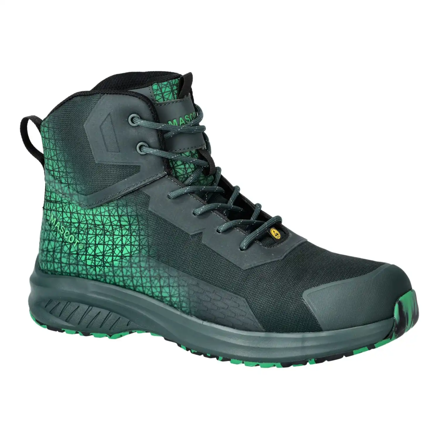 Sicherheitshochschuh S3S "ACCELERATE" Grün/Grasgrün in 45 - Thumbnail 2