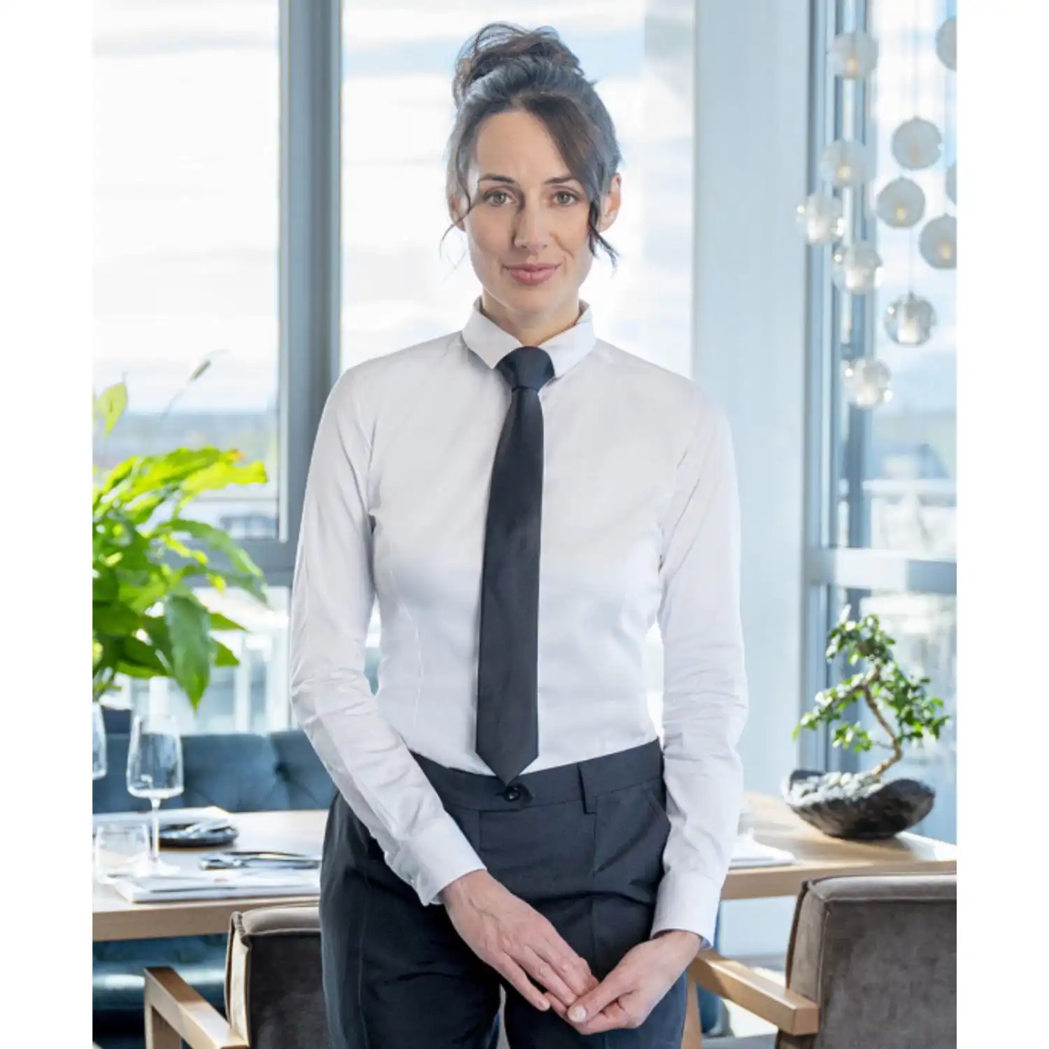 Krawatte "AK 4" in schwarz - Thumbnail 2