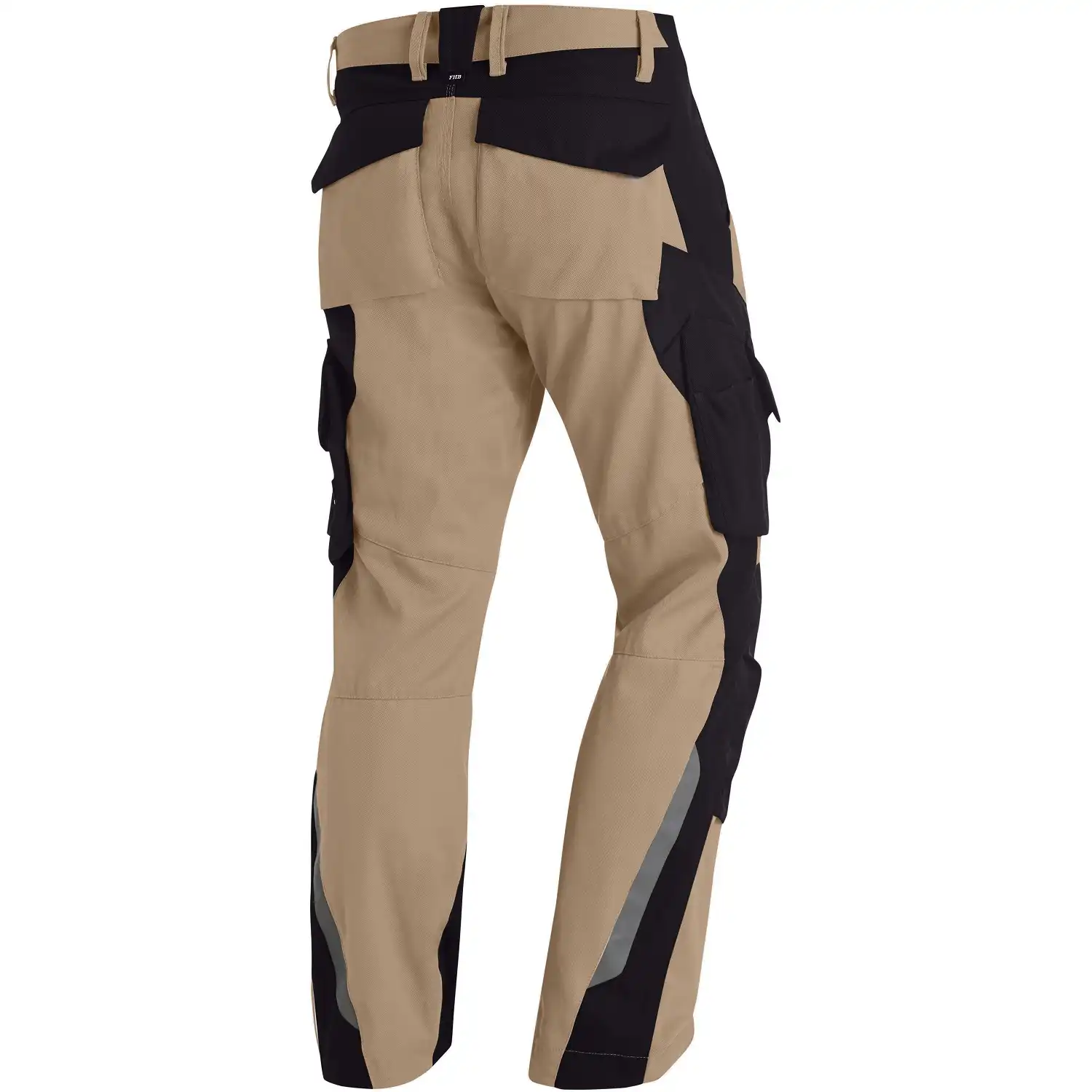 Arbeitshose  FLORIAN in beige/schwarz, 48 - Thumbnail 2