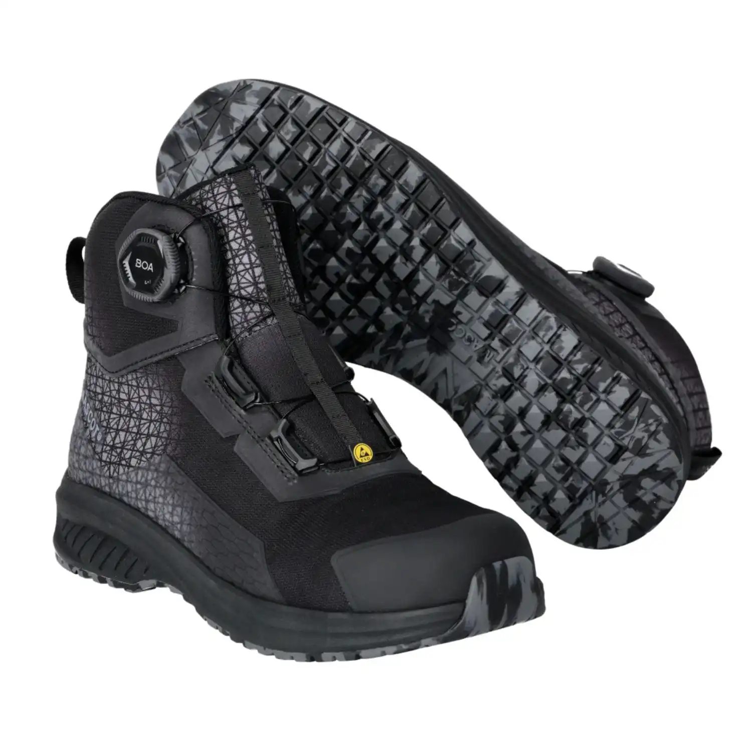 Sicherheitshochschuh S3S "ACCELERATE BOA® Fit System" Schwarz in 49 - Thumbnail 5