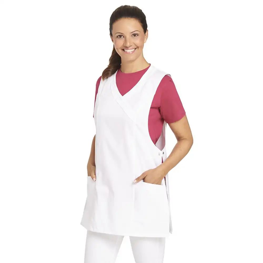 Überwurfschürze "08/1227" in I (36-42), Weiß - Bild 1