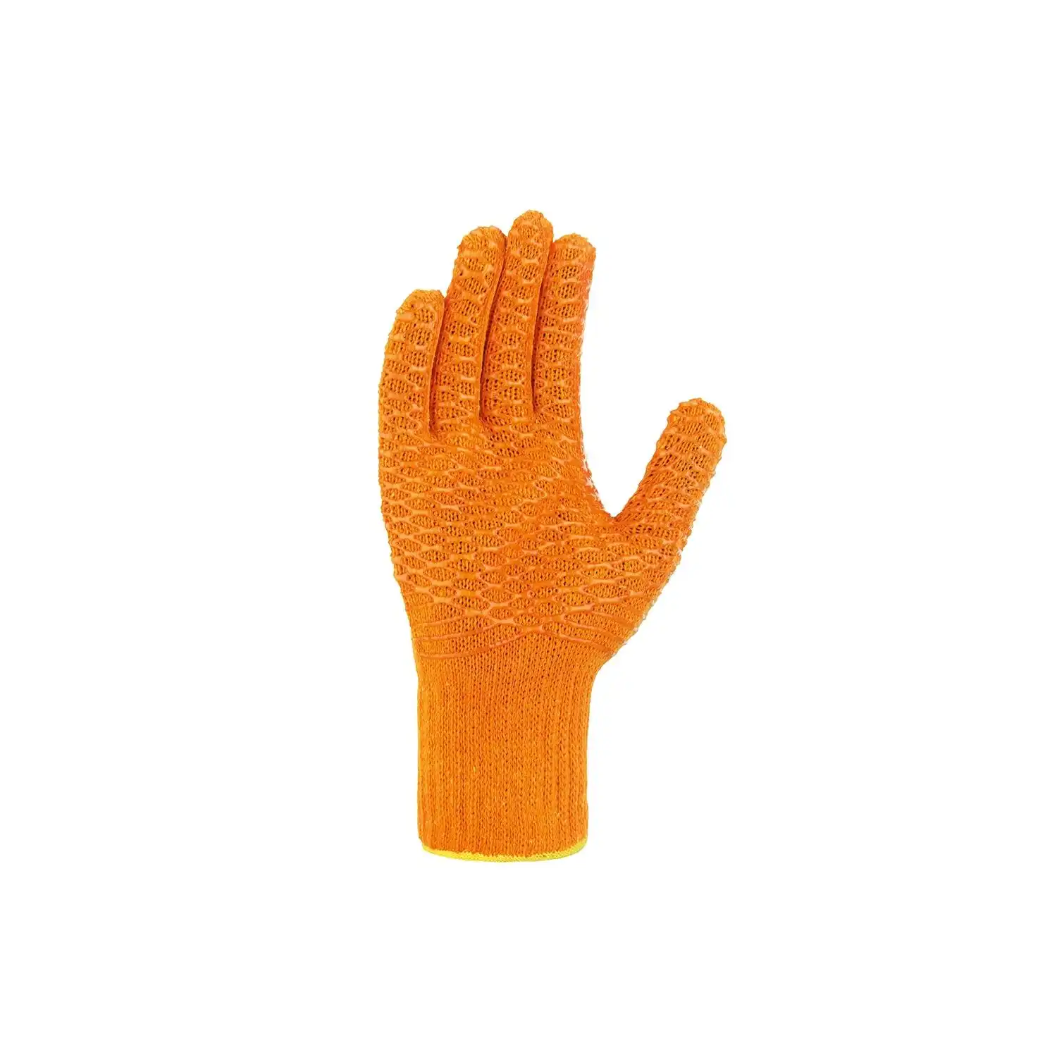 Grobstrick-Arbeitshandschuhe "CRISS-CROSS" orange in 10 (XL) - Thumbnail 3
