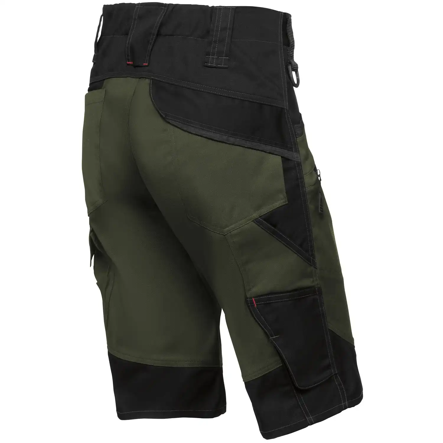 Shorts "1827-033" Bplus Modern Stretch in oliv/schwarz, 48 - Thumbnail 2