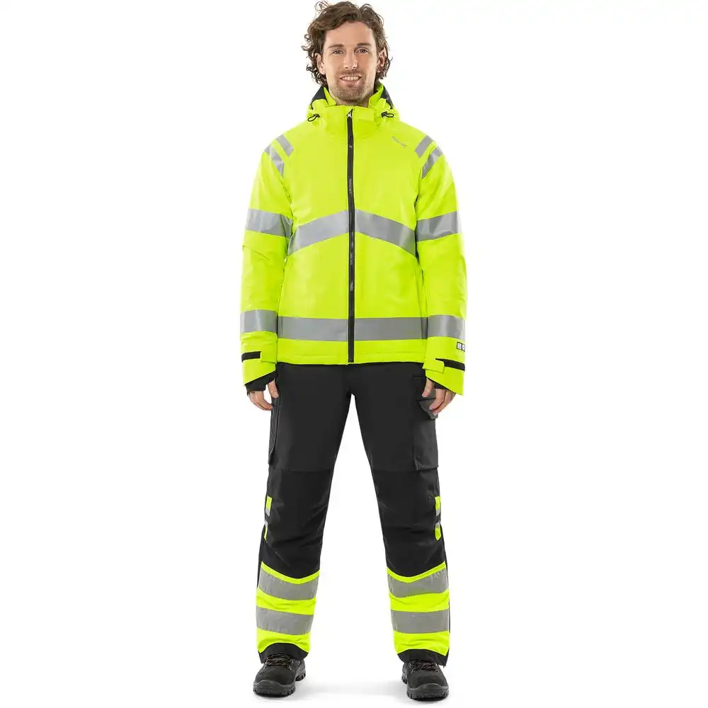 Warnschutz Winterhose Kl.1 "2681 GLPS" in gelb/schwarz, L - Thumbnail 9