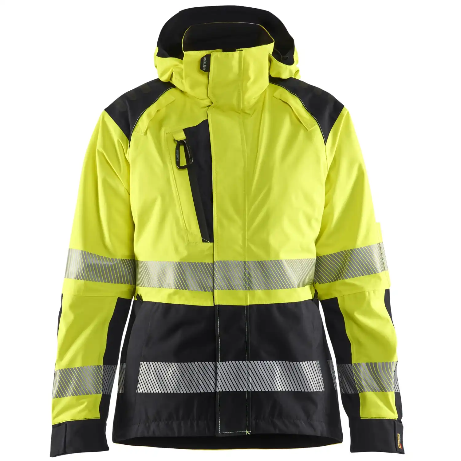Damen Warnschutz Regenjacke Kl. 2 "4436" in gelb/schwarz, 3XL - Thumbnail 1