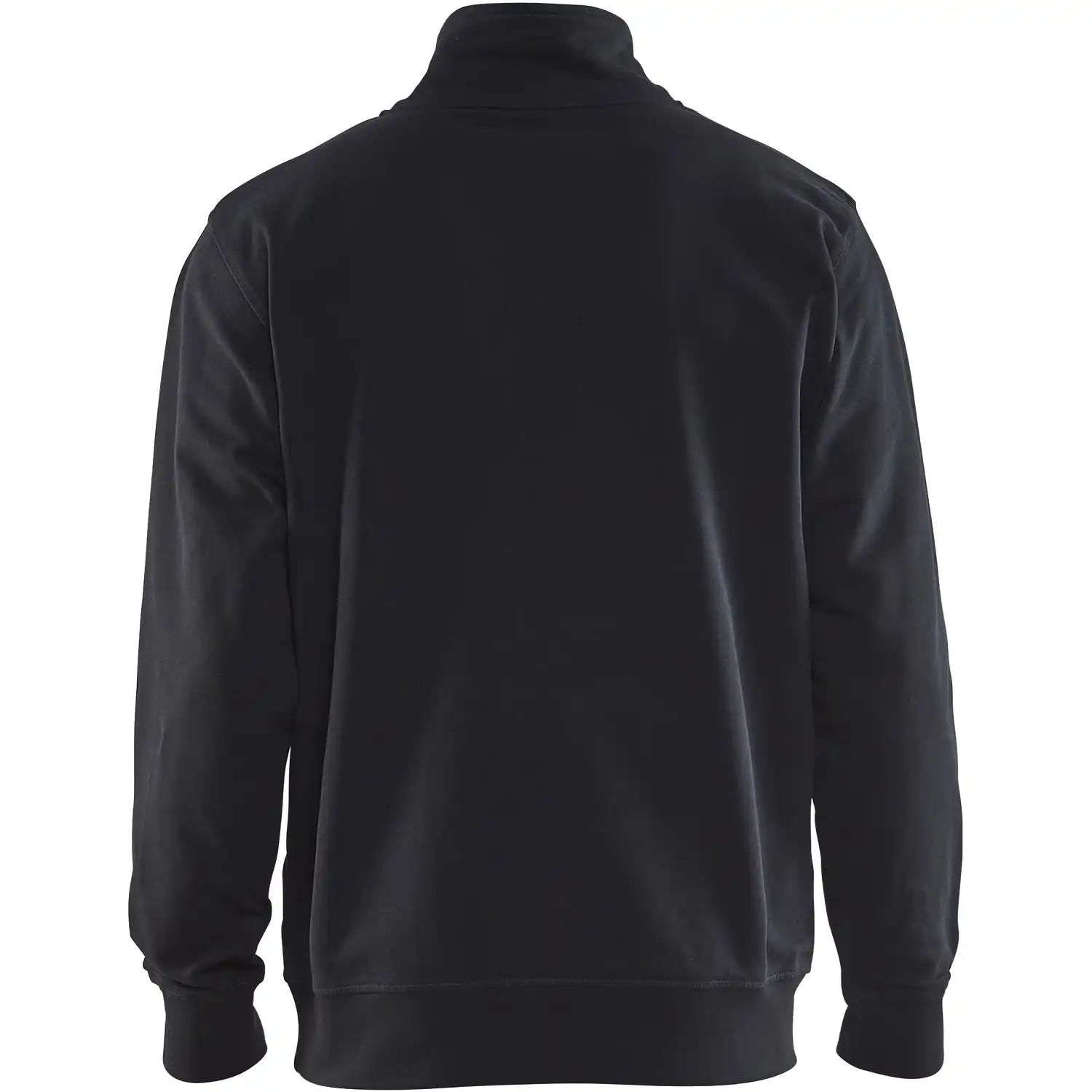 Zip-Sweatshirt "3353" 100% Baumwolle in schwarz/gelb, 3XL - Thumbnail 2
