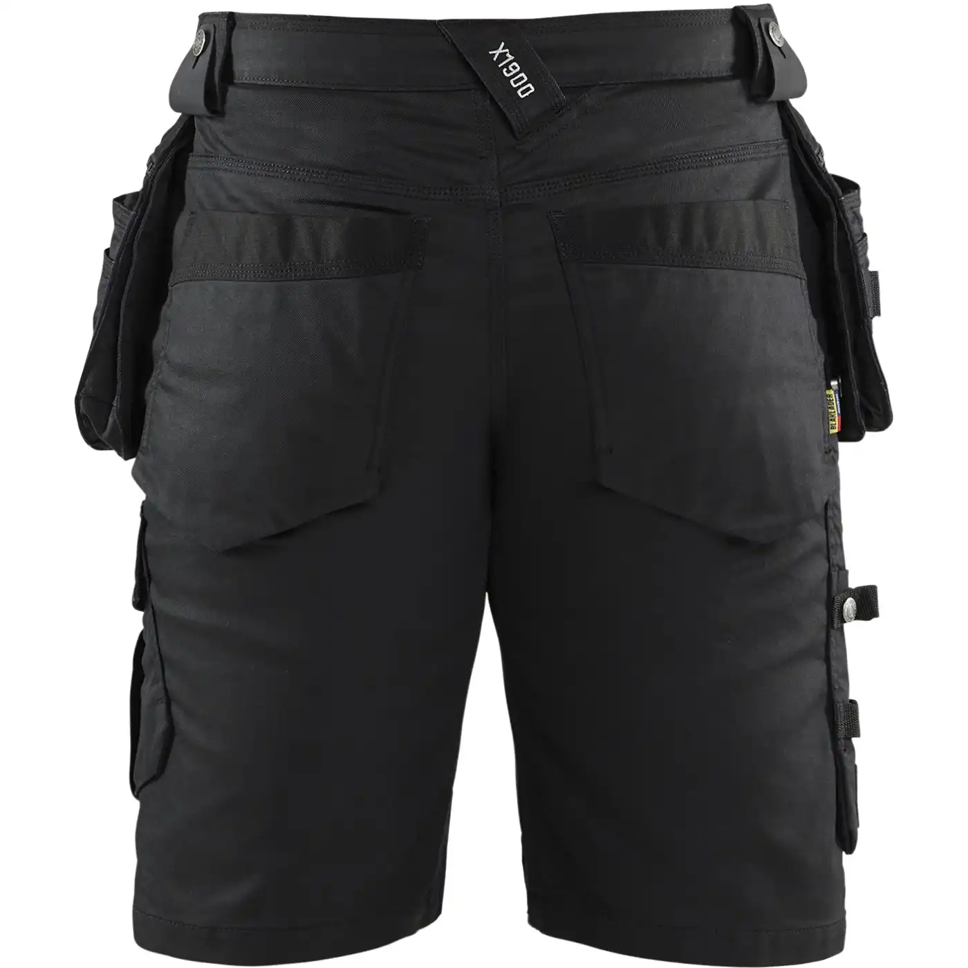 Stretch Handwerker Jeans-Shorts "X1900" in schwarz/schwarz, C56 - Thumbnail 2