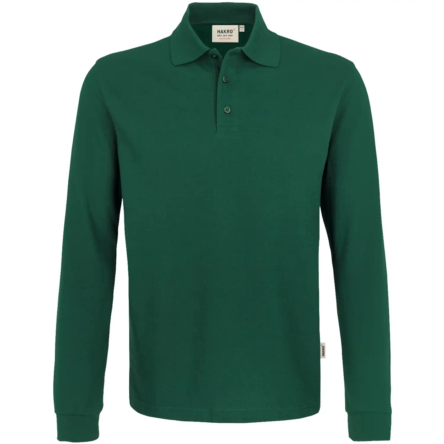 Longsleeve-Poloshirt "PERFORMANCE" 815 in tanne, L - Bild 1