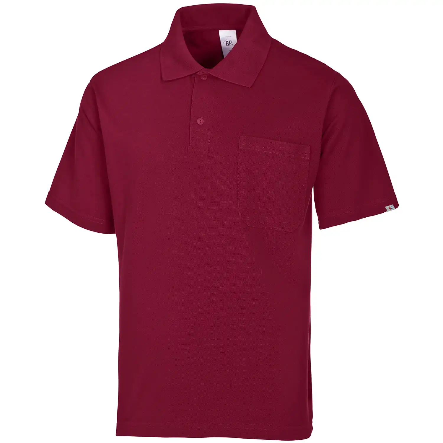 Poloshirt Unisex "1612" in bordeaux, 3XL - Thumbnail 1