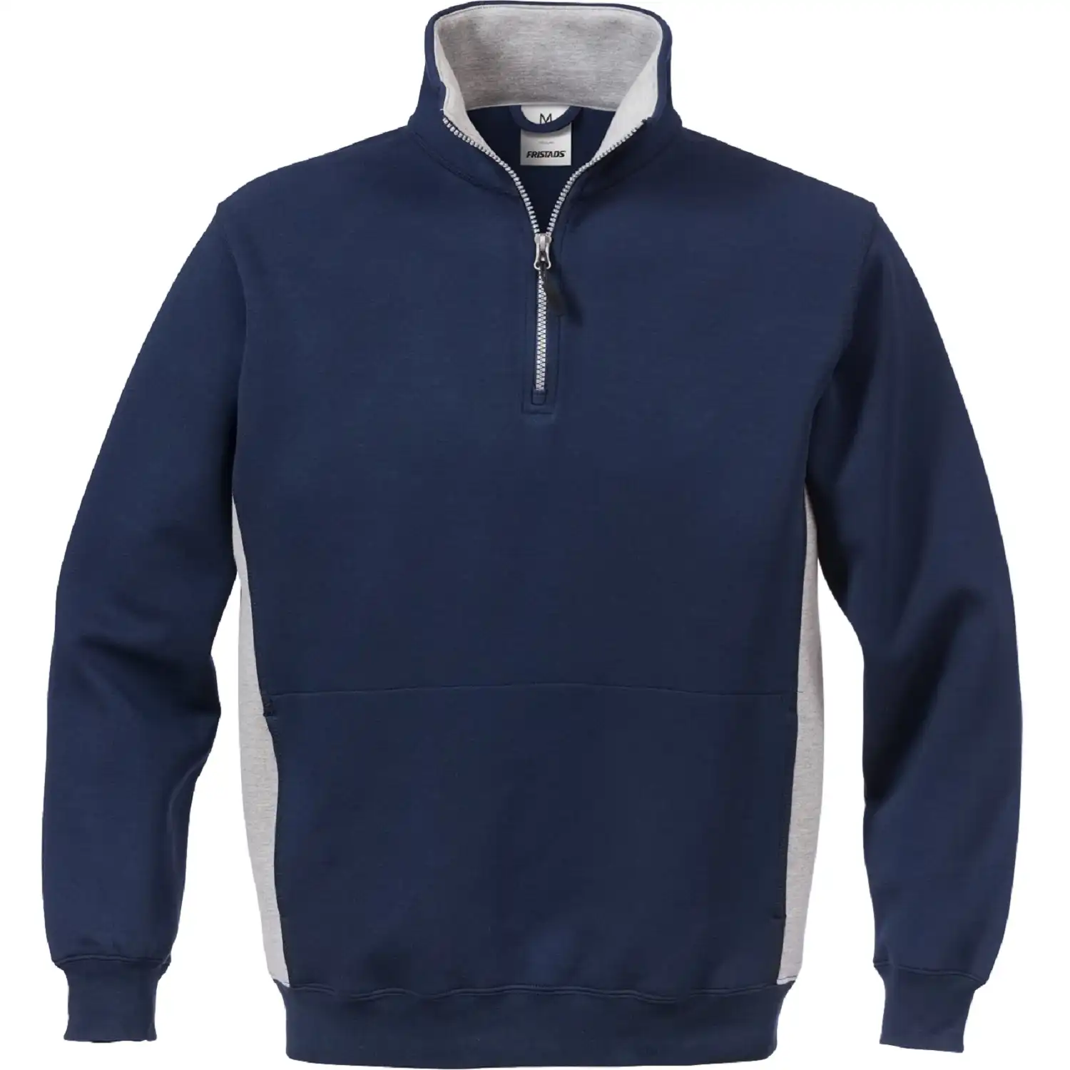 Zip-Sweatshirt "1705 DF" in marine/grau, XS - Thumbnail 1