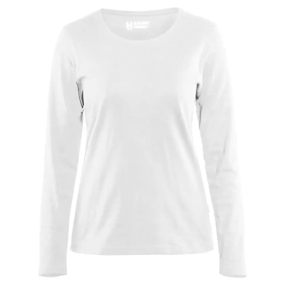 Damen Langarm-Shirt "3301" in L, Weiß - Thumbnail 1