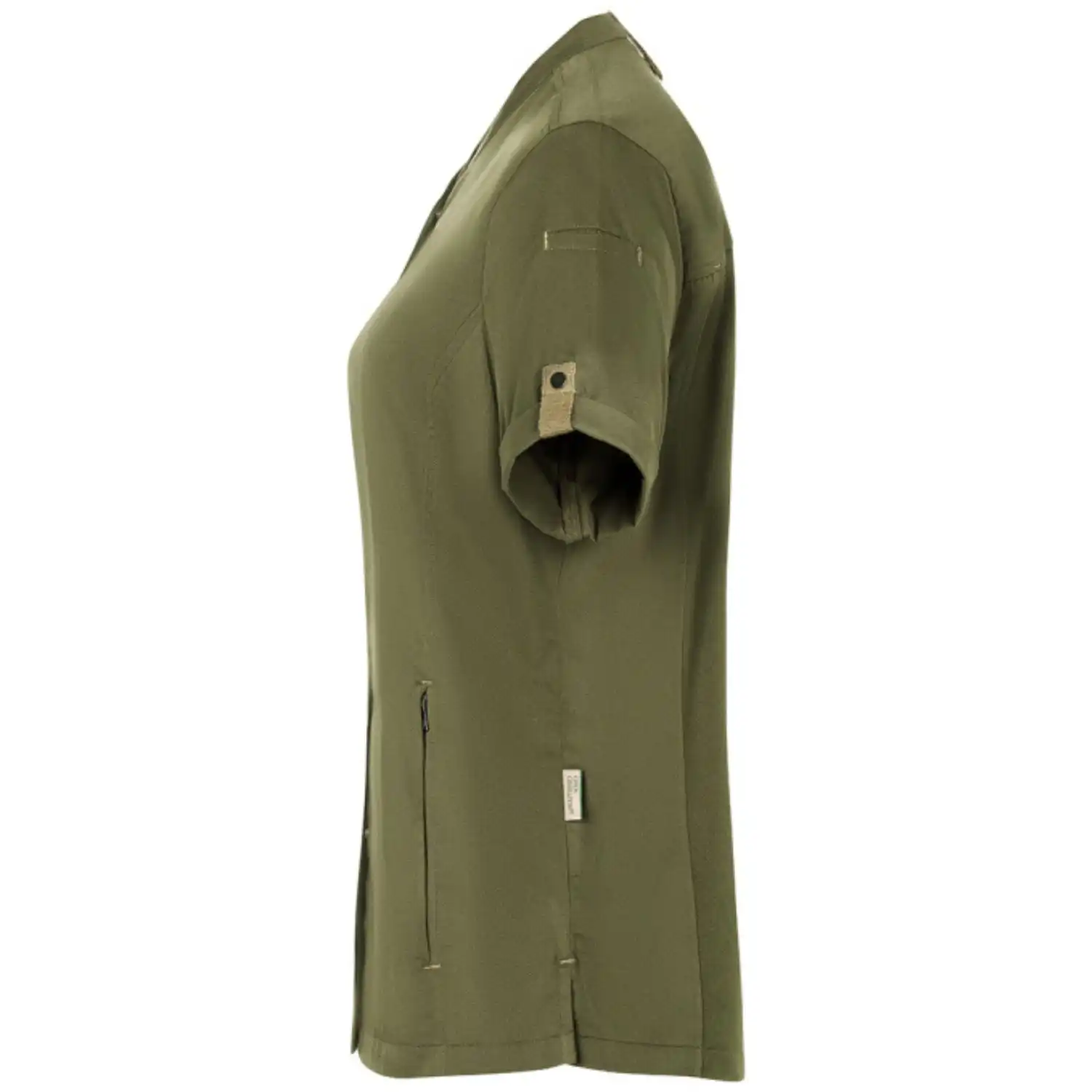 Damen Kochjacke "JF 27" in moosgrün, 34 - Thumbnail 4