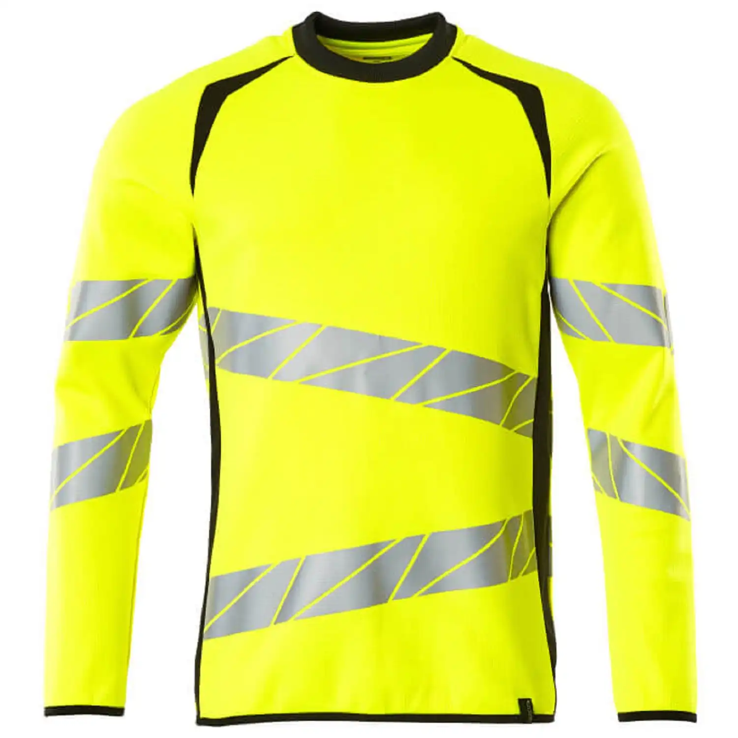 Warnschutz Sweatshirt "ACCELERATE SAFE" in gelb/schwarz, L - Bild 1