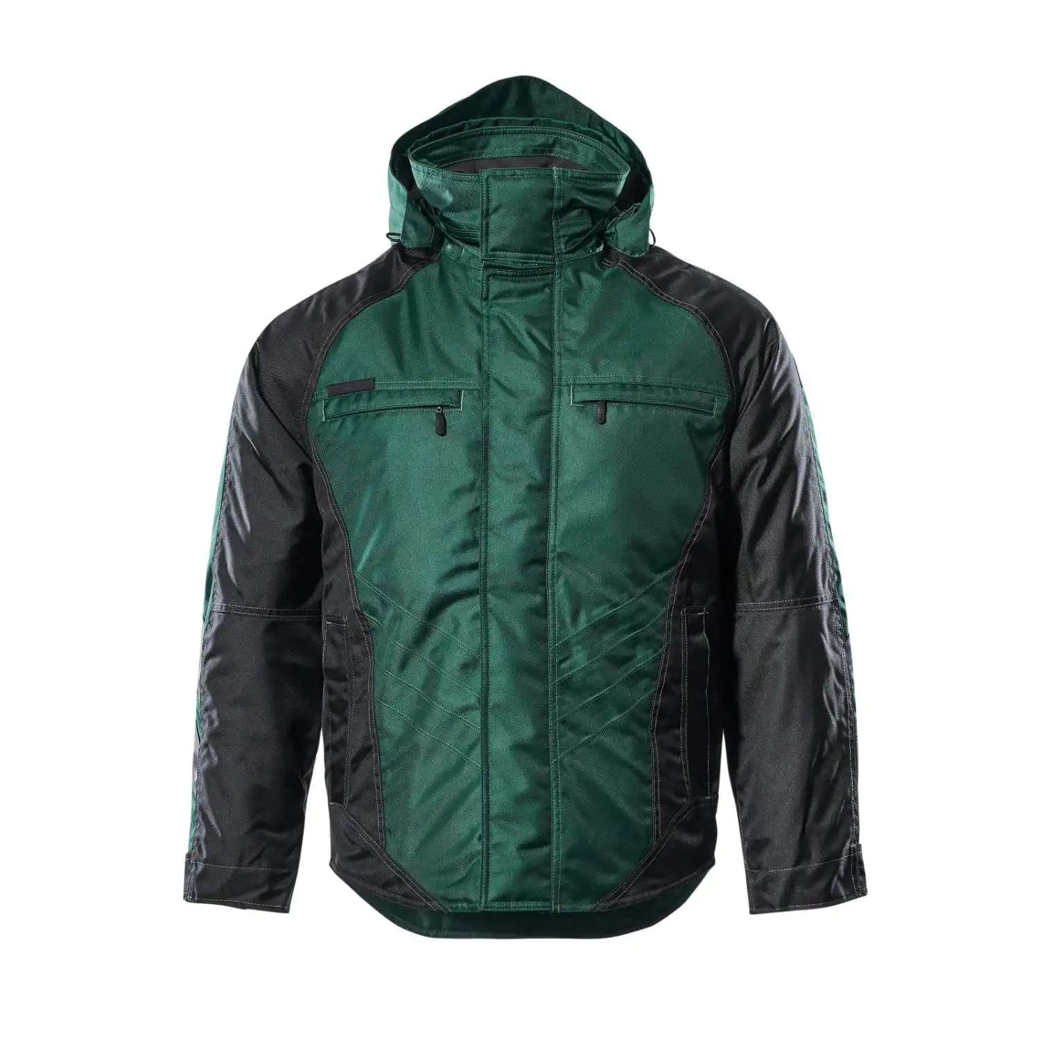 Pilotjacke "FRANKFURT" Unique mehrfarbig in grün/schwarz, XXL - Thumbnail 1