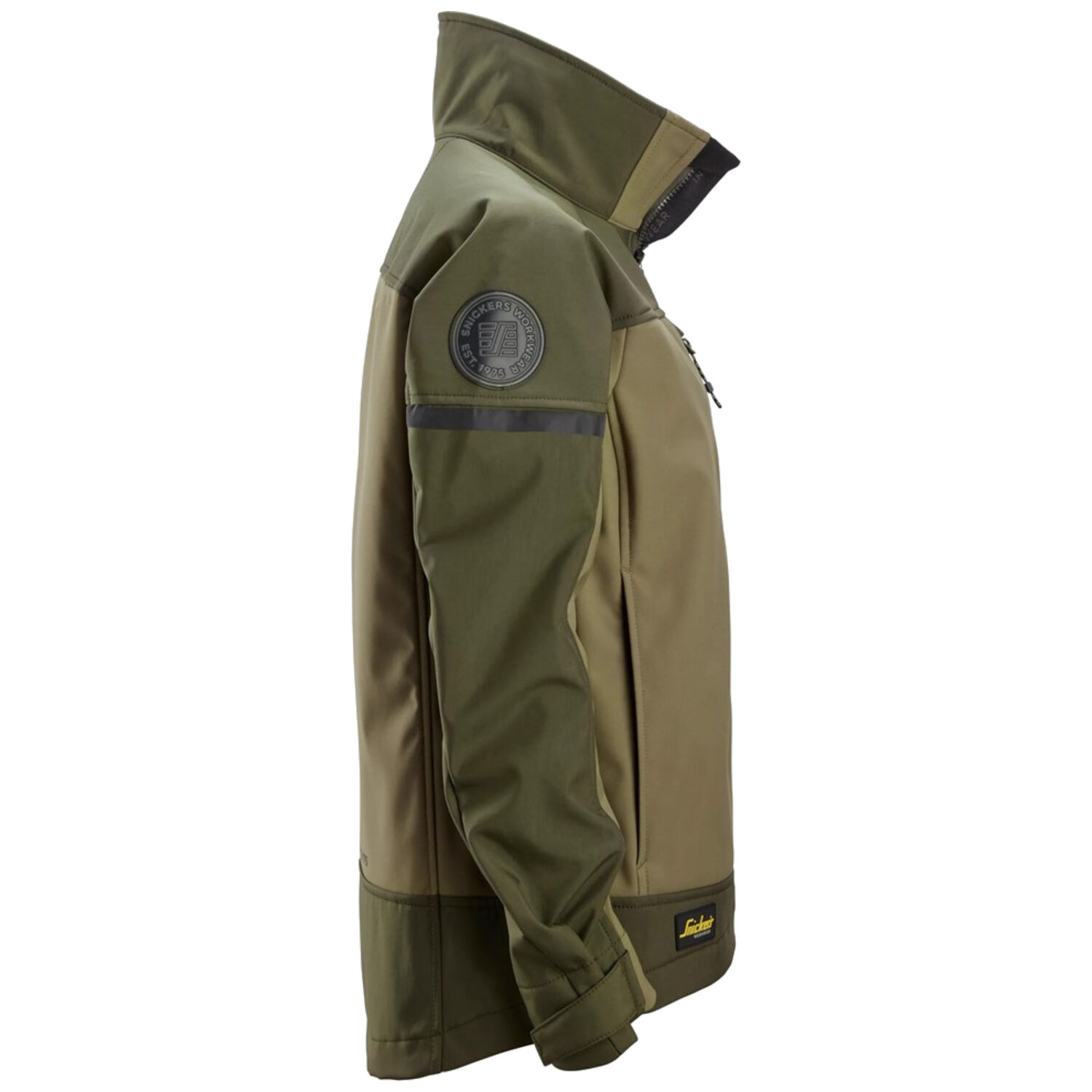 Damen Softshelljacke "1276" in khaki, L - Thumbnail 4