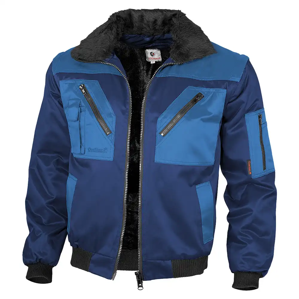 Pilotenjacke 4in1 mehrfarbig in marine/royal, L - Bild 1