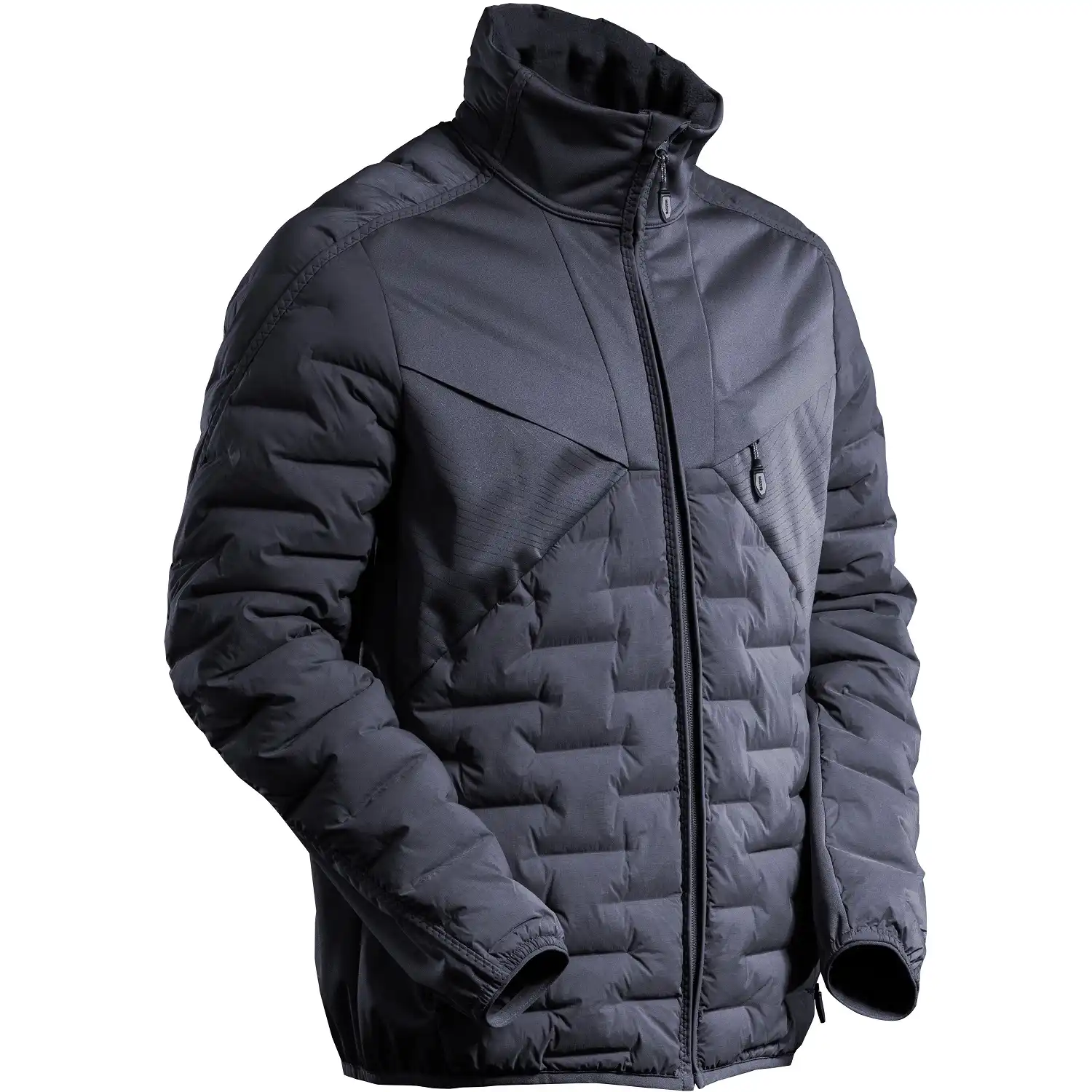 Steppjacke "22015-617" Customized in schwarzblau, XXL - Bild 1