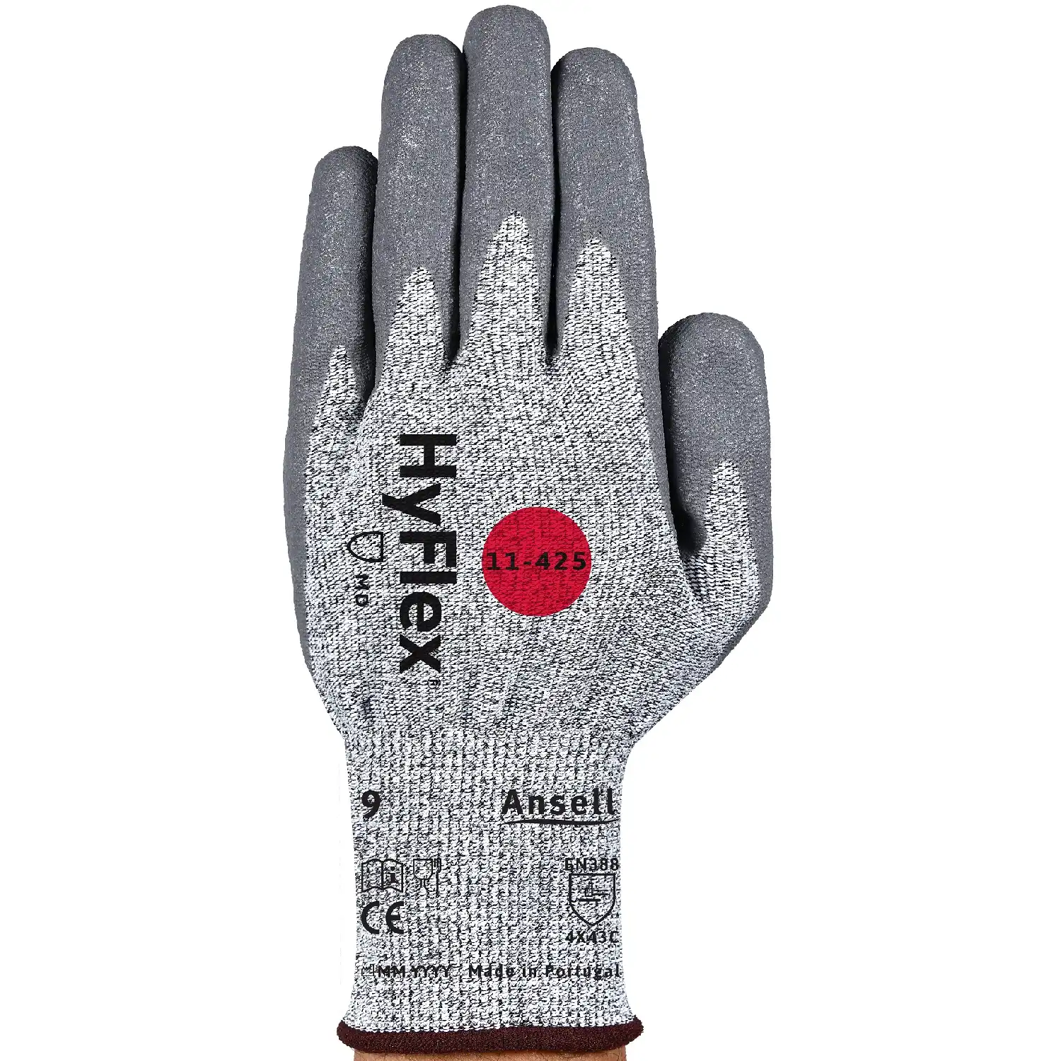 Nitril/PU Montagehandschuhe "HyFlex®" 11-425 in 10 (XL) - Thumbnail 1