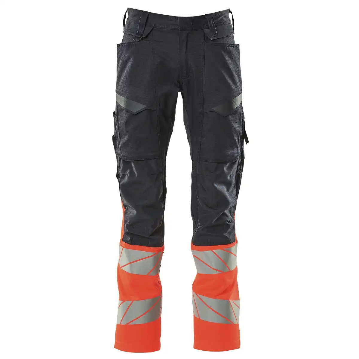 Warnschutz Bundhose Kl.1 "ACCELERATE SAFE"  in schwarzblau/rot, 82C44 (EU 44) - Thumbnail 1