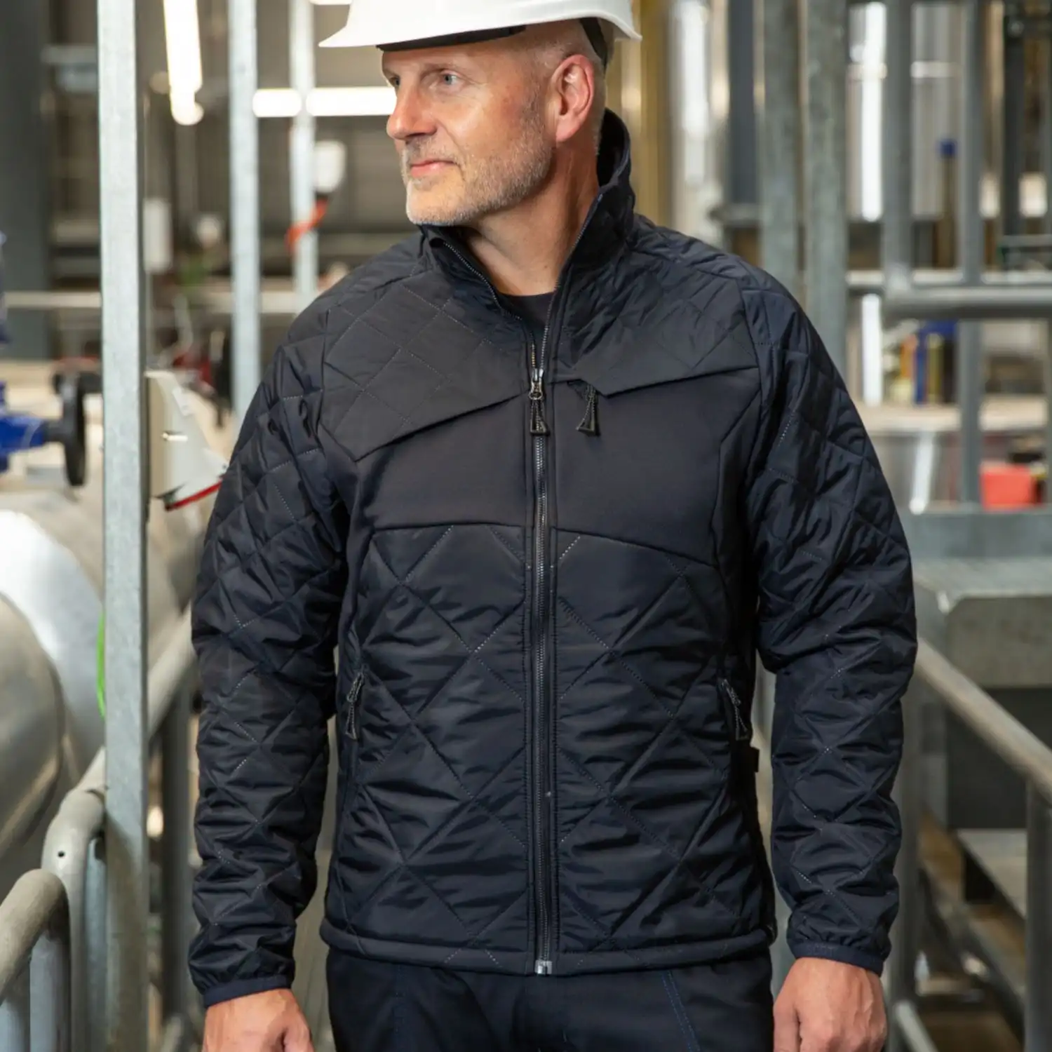 Steppjacke mit CLIMASCOT® "ACCELERATE" in schwarzblau, XXL - Thumbnail 5