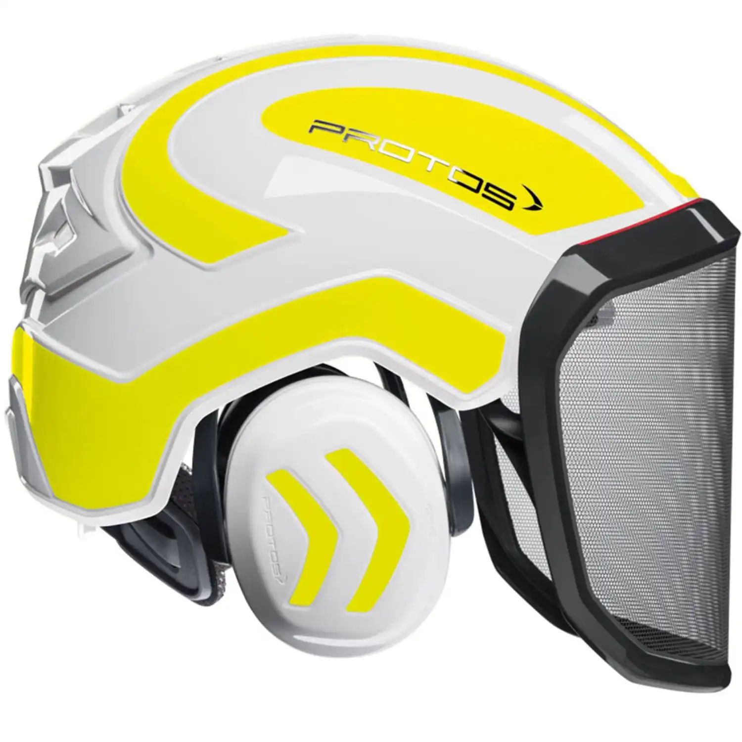 Forsthelm "INTEGRAL FOREST" fein F39 in weiß/neongelb - Thumbnail 1