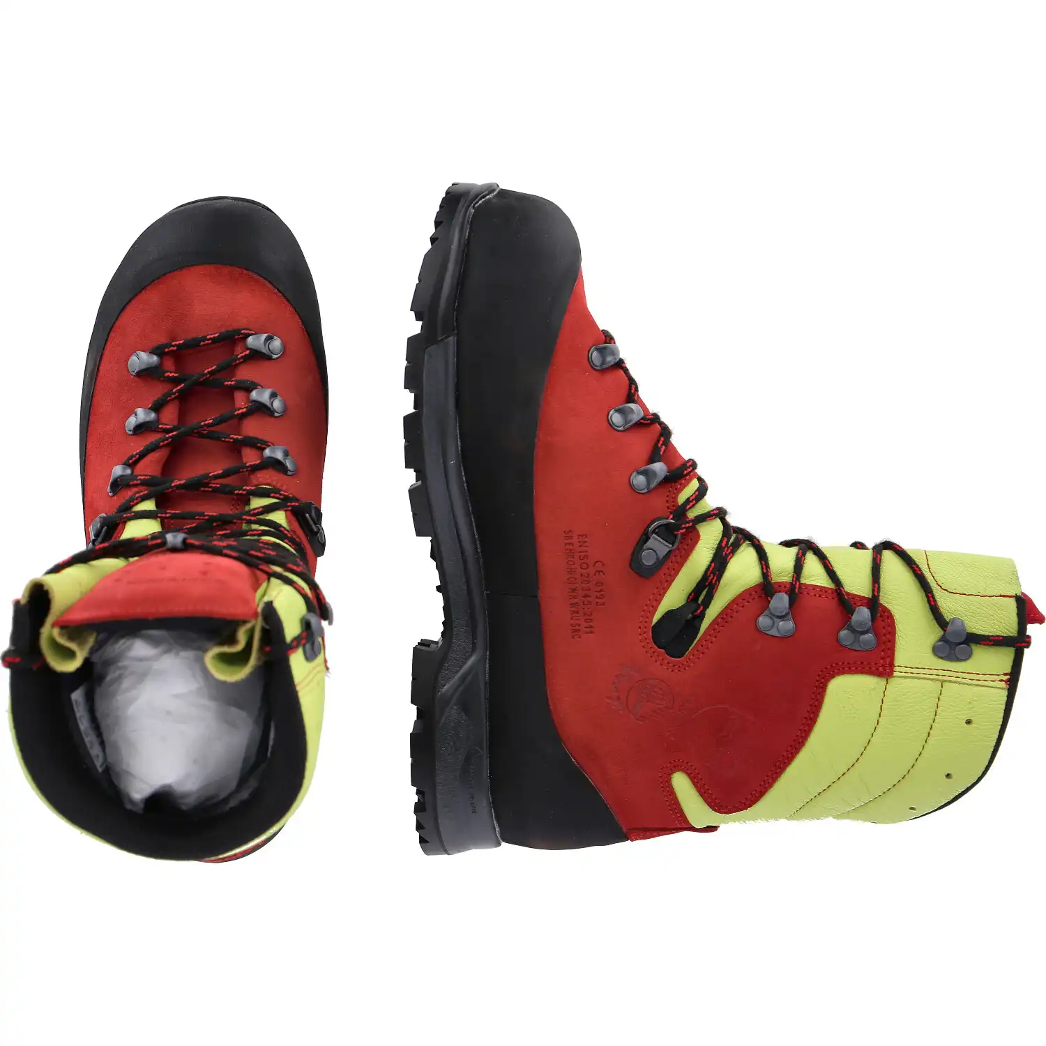 Forst- und Schnittschutzstiefel SB "PROTECTOR FOREST 2.1 GTX" red/yellow  in UK 7 (EU 41) - Thumbnail 2
