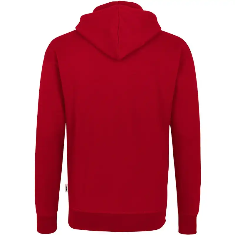 Kapuzen-Sweatshirt "GOTS" 560 in Rot, L - Thumbnail 2